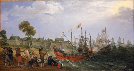 Dutch Squadron Attacking a Spanish Fortress