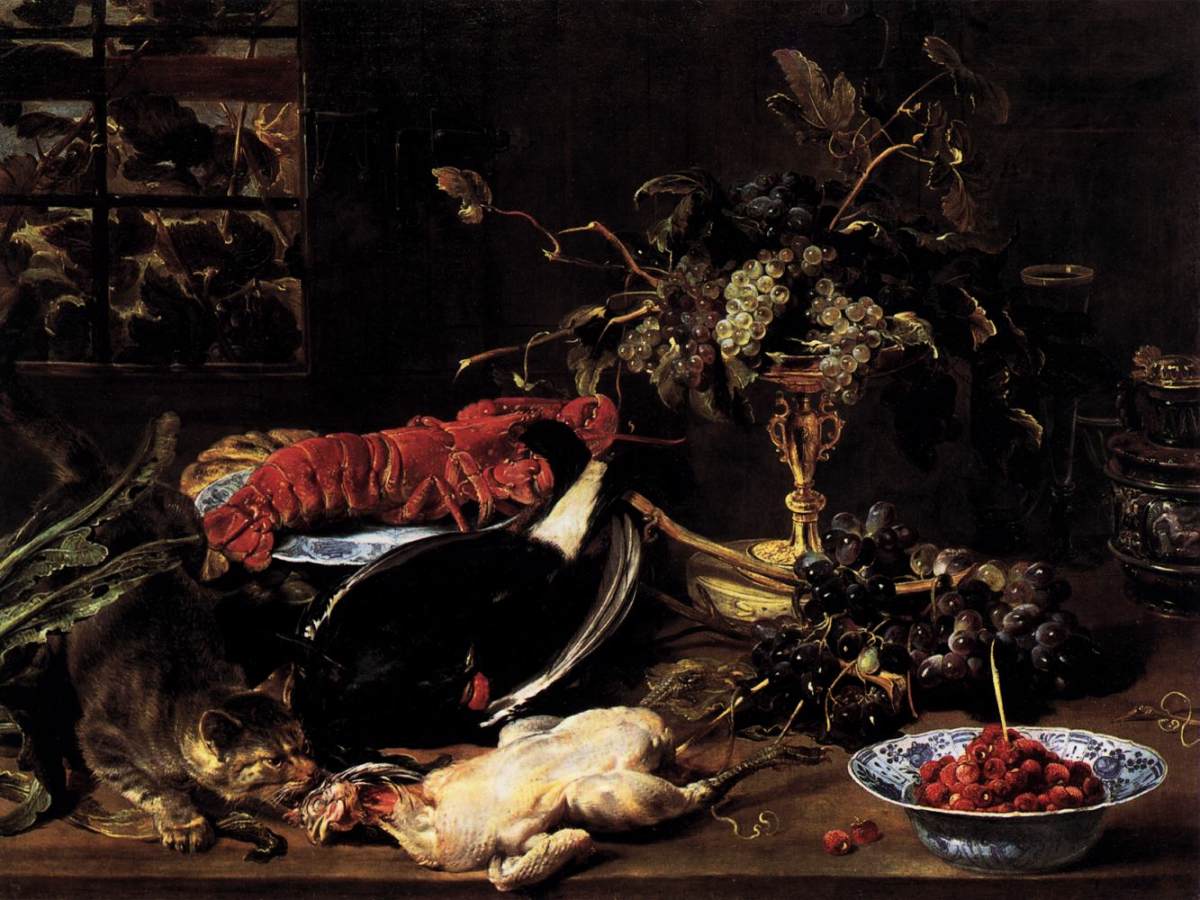 Still Life with Crab, Poultry, and Fruit