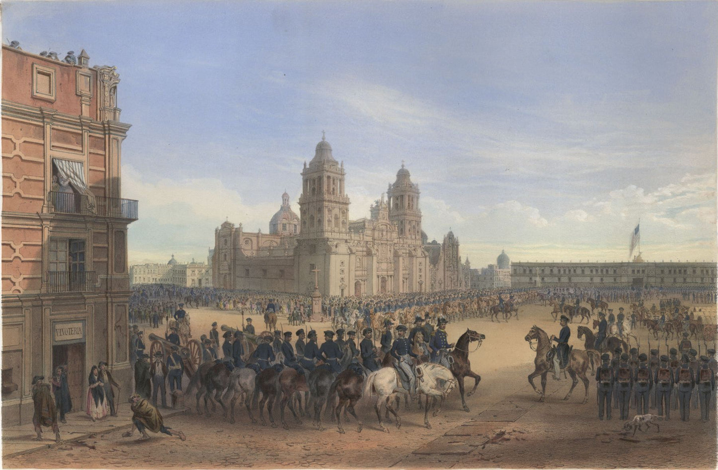 General Scott Entering Mexico City