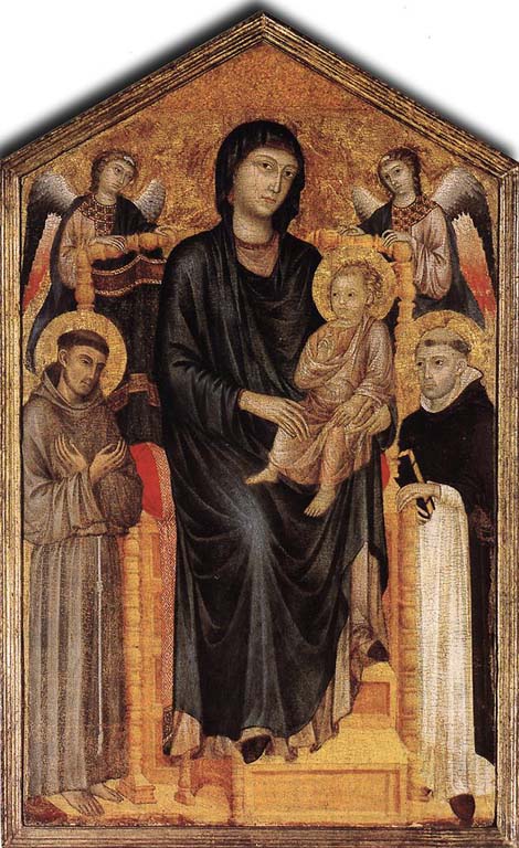 Madonna Enthroned with the Child St Francis St Domenico