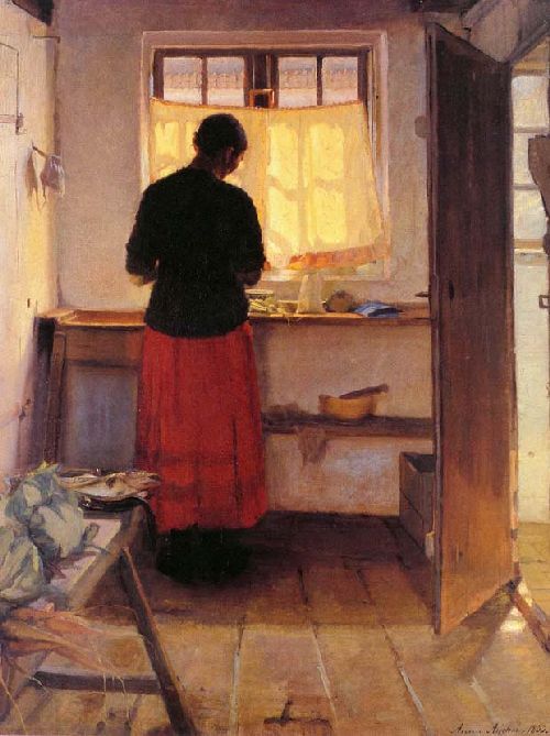 Girl in Kitchen