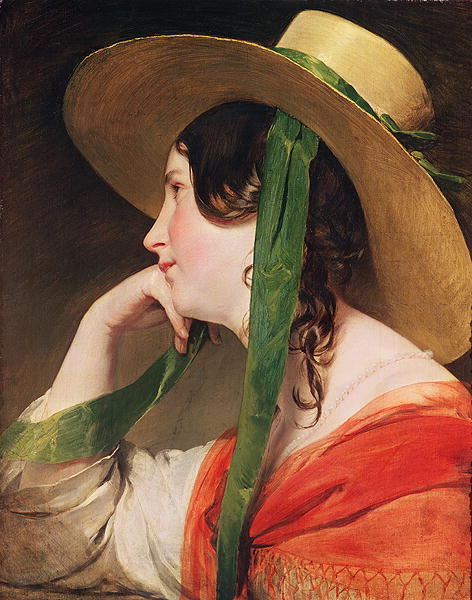 Girl in a Yellow Straw Hat