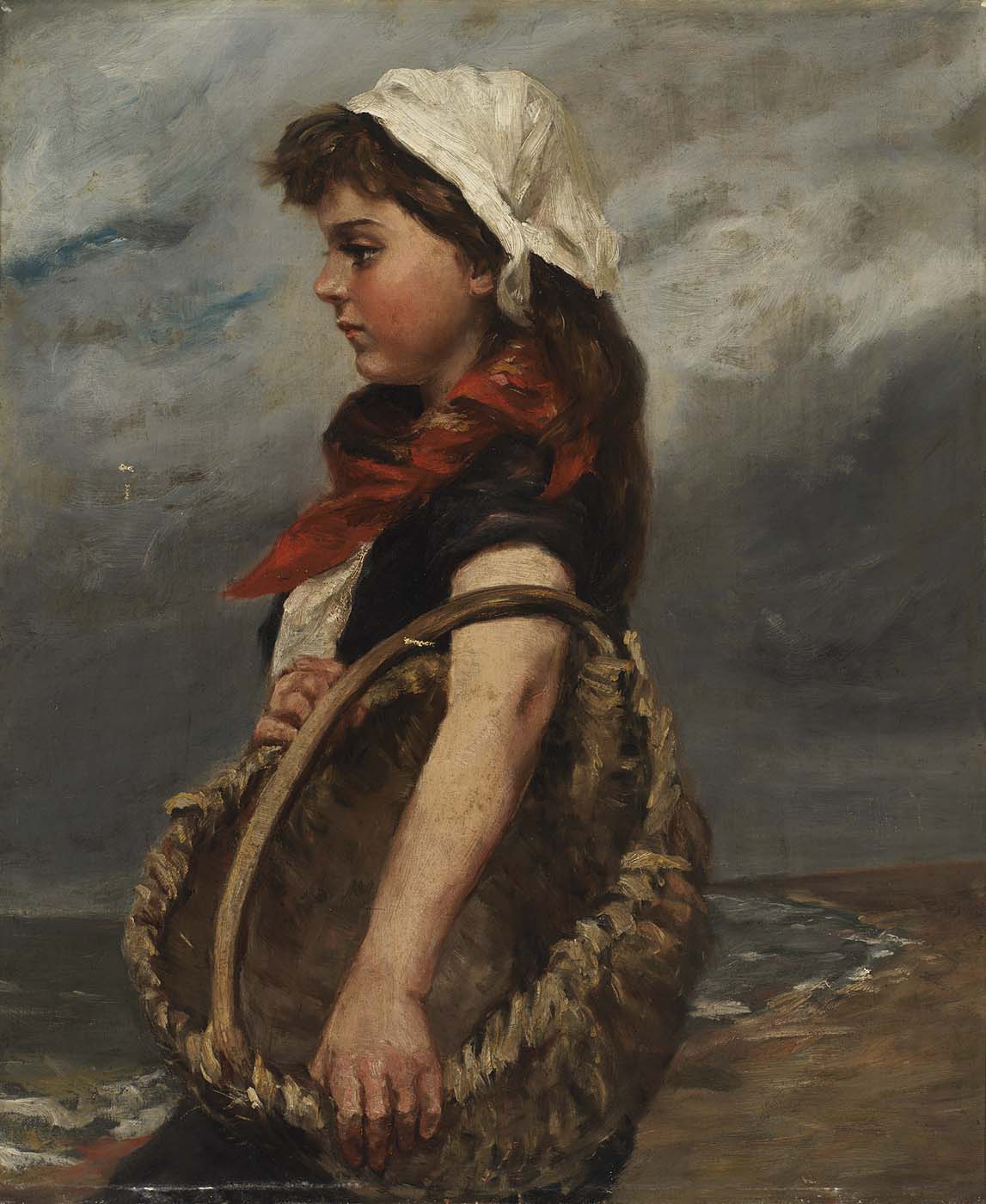 Girl with Basket