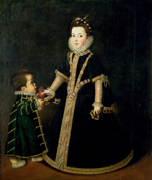 Girl with a dwarf 1595