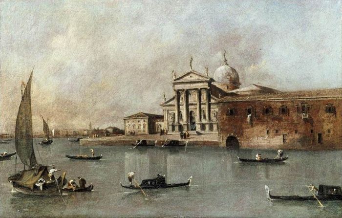 A View of the Church of San Giorgio Maggiore Seen from the Giudecca