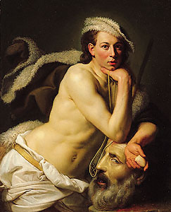 Self-Portrait as David with the Head of Goliath