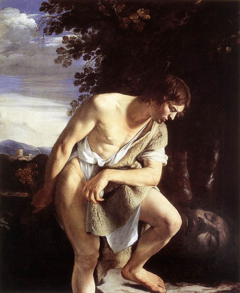 David Contemplating the Head of Goliath