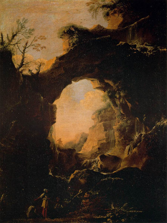 Grotto with Cascades