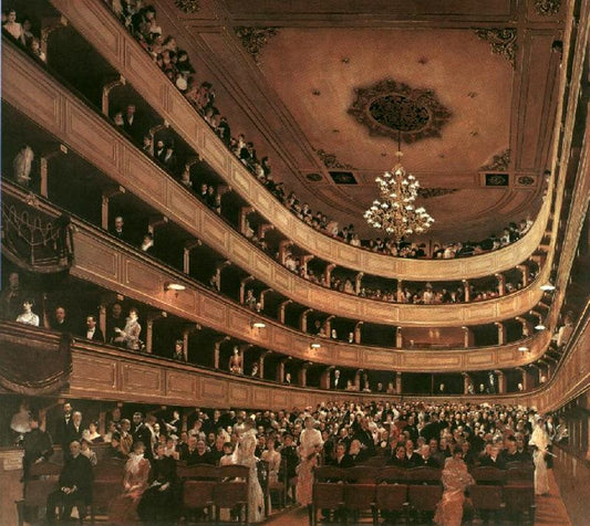 Auditorium in the Old Burgtheater Vienna
