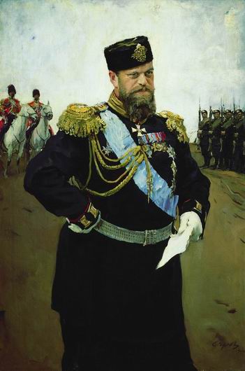 Portrait of Alexander III with a Report in Hand