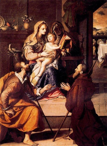 Holy Family with Cardinal Fernando de Medici