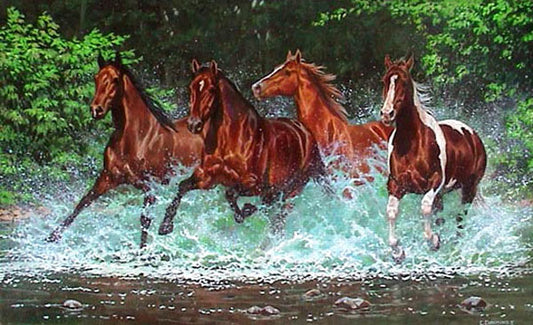 Horse Paintings N236