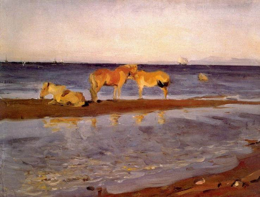 Horses on the Beach