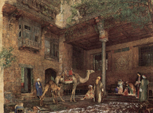 Courtyard of the Painter's House in Cairo