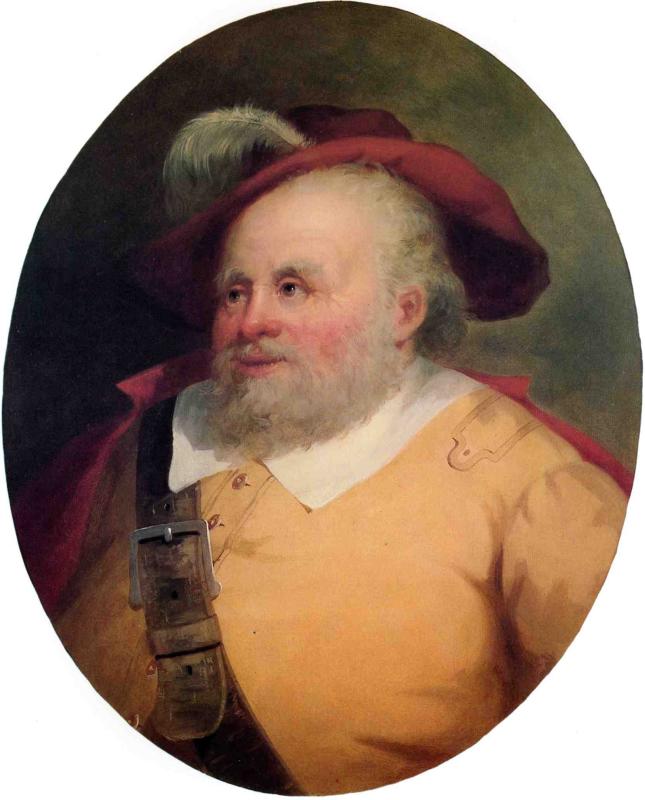 James Hackett as Falstaff