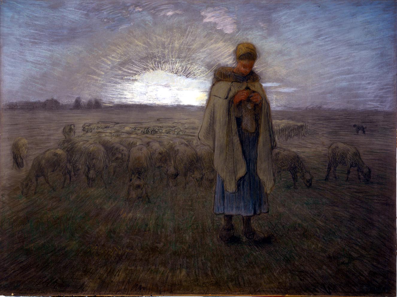 young shepherdess