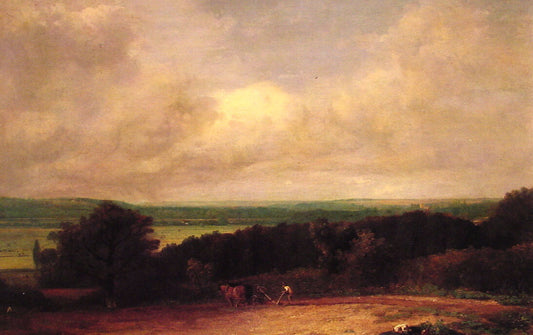 Landscape Ploughing Scene in Suffol