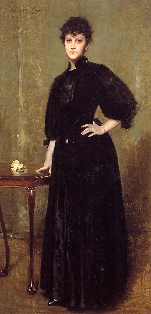 Lady in Black aka Mrs. Leslie Cotton