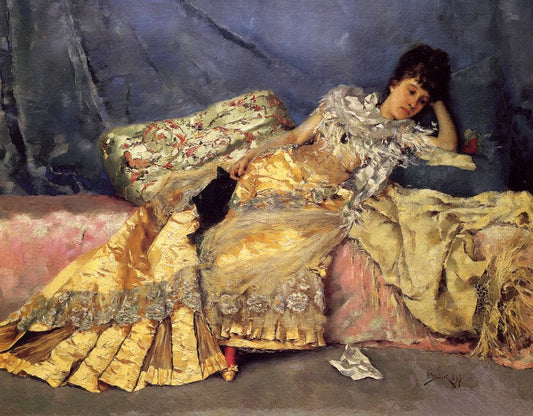 Lady on a Pink Divan