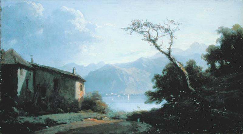 Lake Scene in France