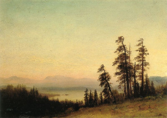 Landscape With Deer