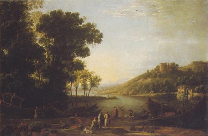 Landscape With Merchants