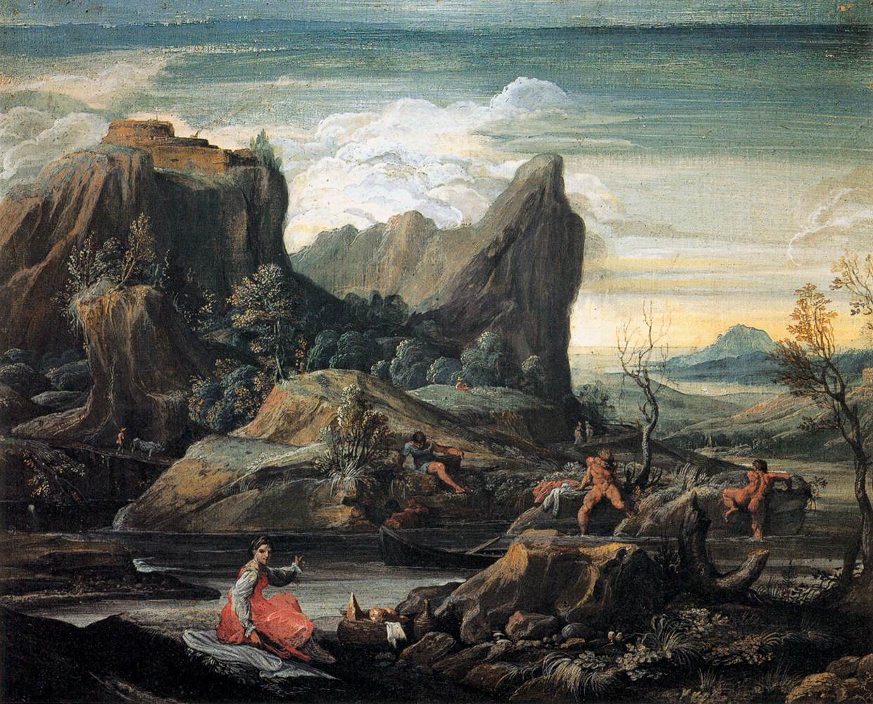 Landscape with Bathers