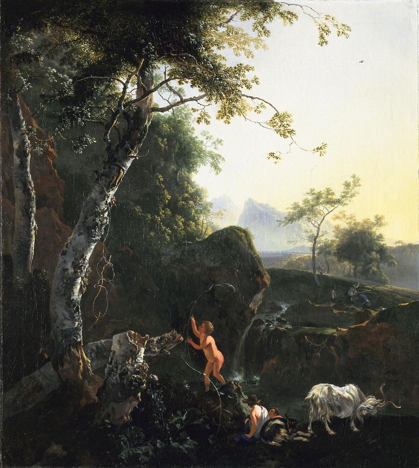 Landscape with a Waterfall