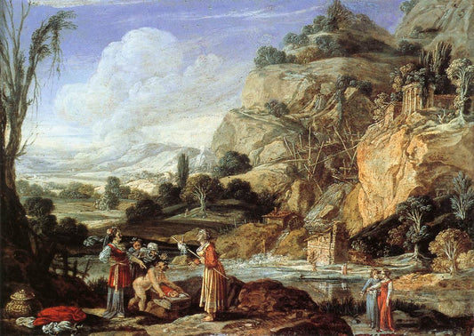 Landscape with the Finding of Moses