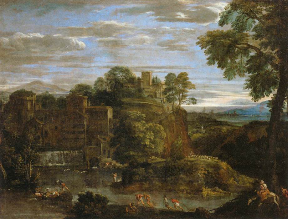 Landscape with the Flight into Egypt b