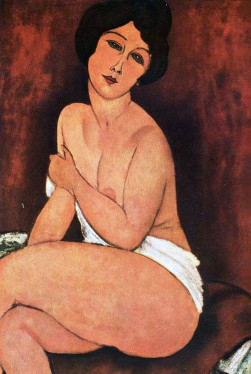 Large Seated Nude