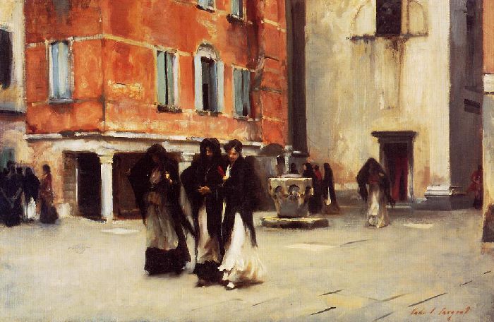 Leaving Church, Campo San Canciano, Venice