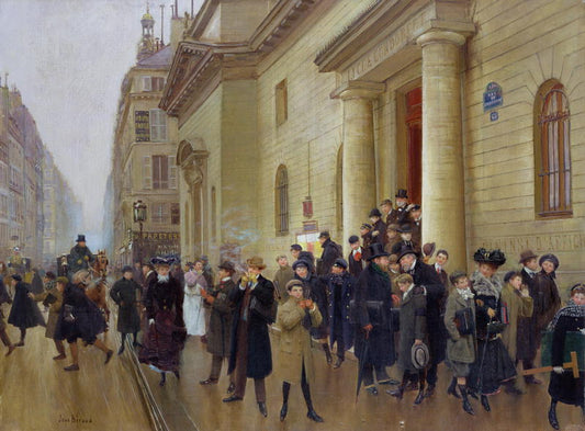 Leaving the Lycee Condorcet 1903