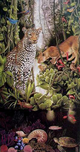 Leopard Paintings N023