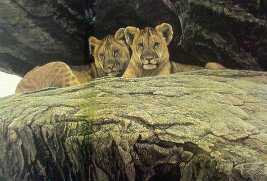 Lion Paintings N007