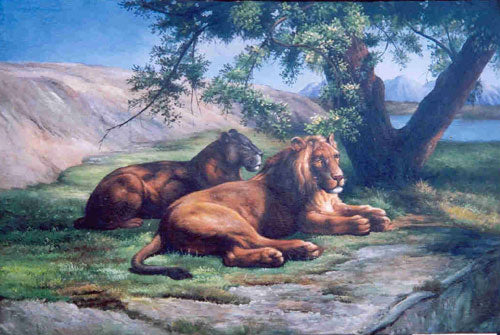 Lion Paintings N012