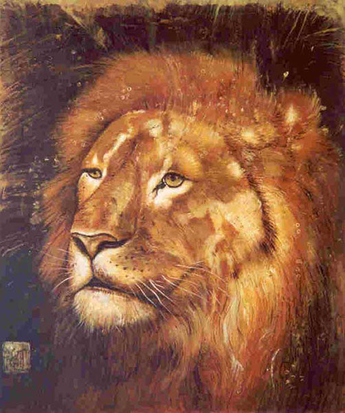 Lion Paintings N025