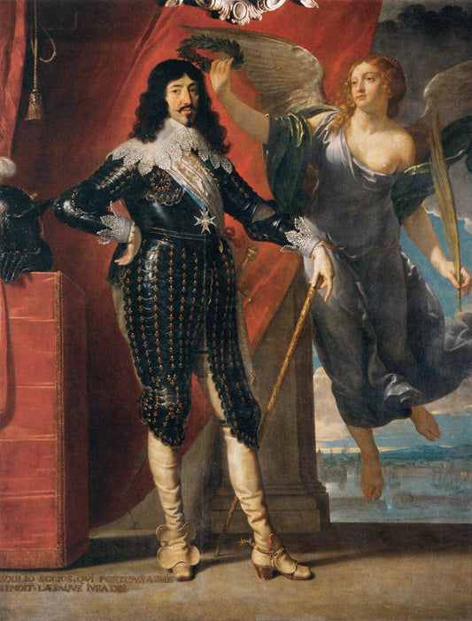 Louis XIII Crowned by Victory (Siege of La Rochelle