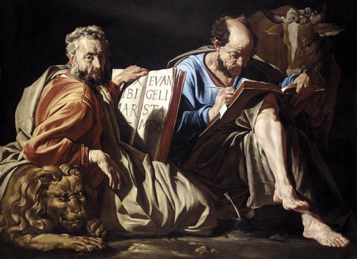 The Evangelists Saint Mark And Saint Luke