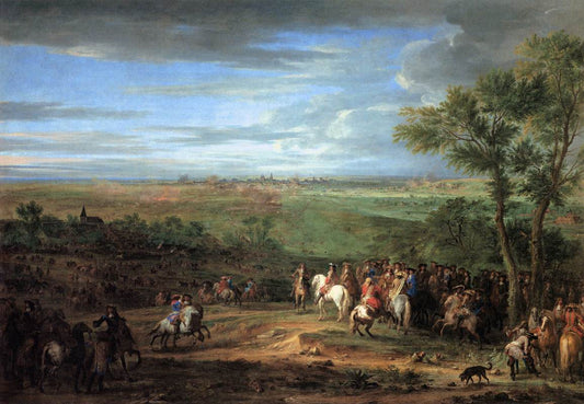 Louis XIV Arriving in the Camp in front of Maastricht