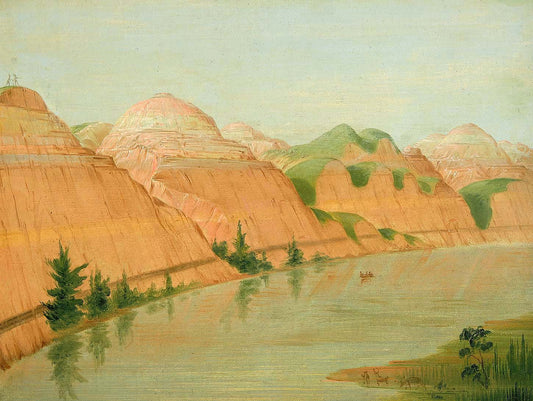 Magnificent Clay Bluffs, 1800 Miles above St. Louis