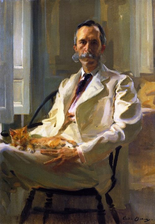 Man with the Cat