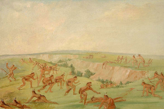 Mandan Attacking a Party of Arikara