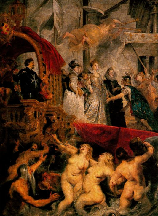 Maria de Medici arriving at Marseilles