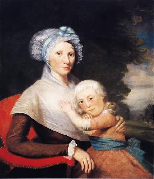 Martha Tennent Rogers and Daughter 1788