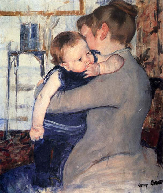 Mother And Child In Arm