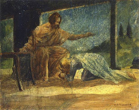 Mary Washing The Feet Of Christ