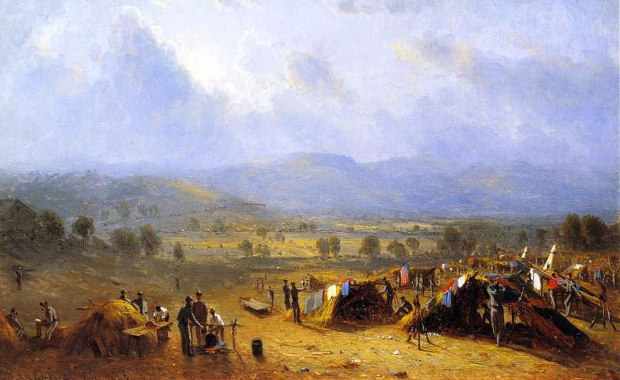 The Camp of the Seventh Regiment near Frederick, Maryland