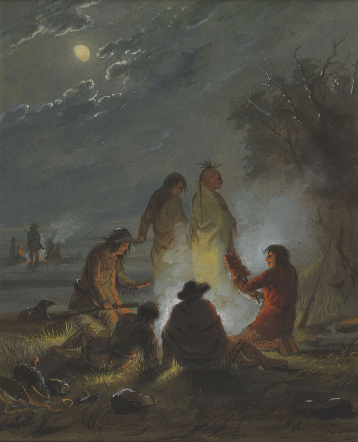 Camp Fire, Preparing the Evening Meal