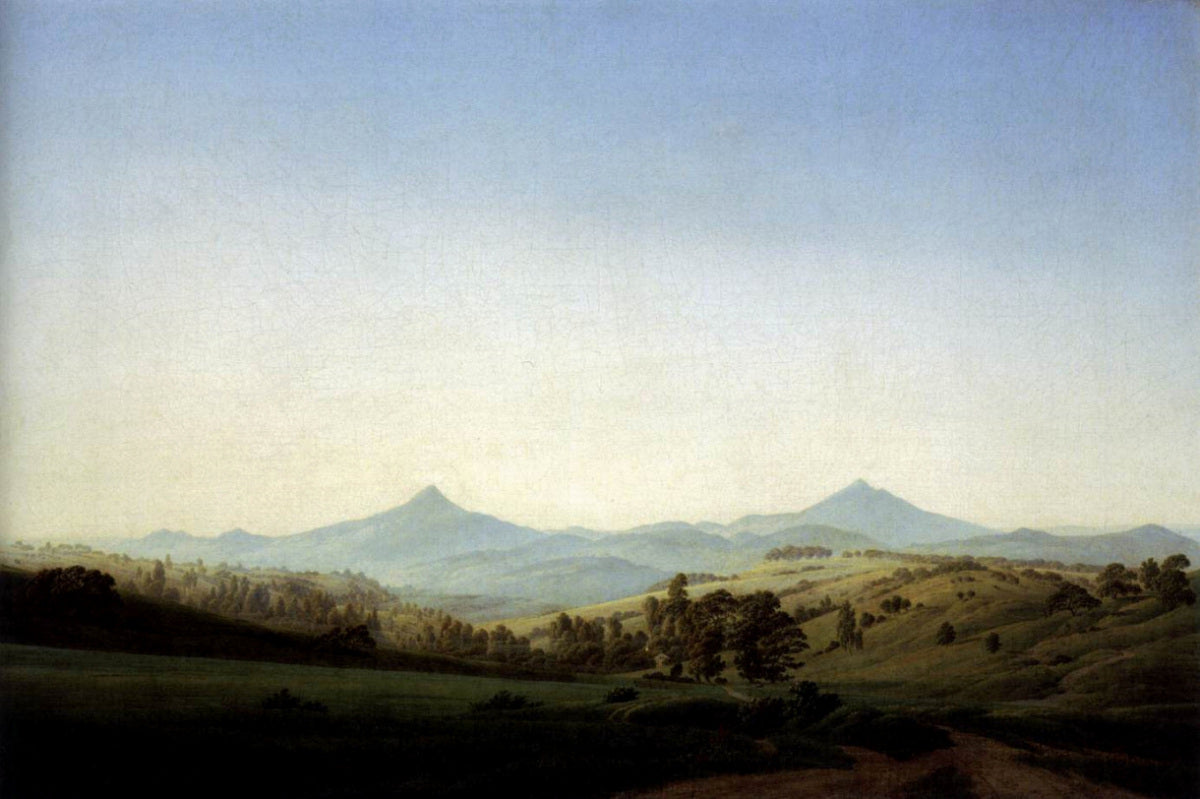 Bohemian Landscape with Mount Milleschauer